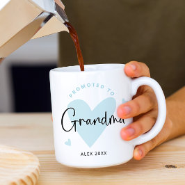 Blue Promoto to Grandma Heart Pojke Kaffemugg