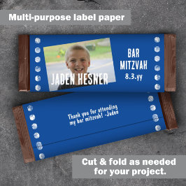 Blue Pub Mitzvah Budget Candy Pub Wrapper