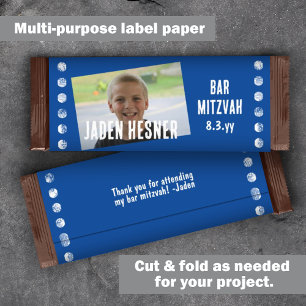 Blue Pub Mitzvah Budget Candy Pub Wrapper