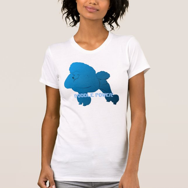 Blue Pudel Shirt Tee Shirt (Framsida)