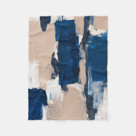 Blue Pulse of Stillness Fleecefilt