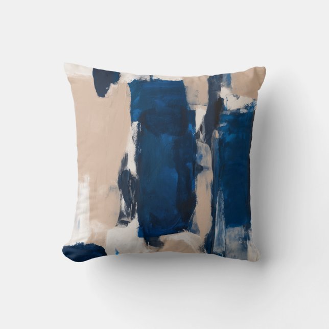 Blue Pulse of Stillness Kudde (Framsida)