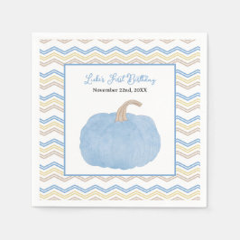 Blue Pumpkin First Birthday Napkins Pappersservett