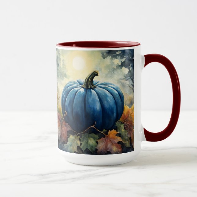 Blue Pumpkin - kaffe Mugg, Kopp (Höger)