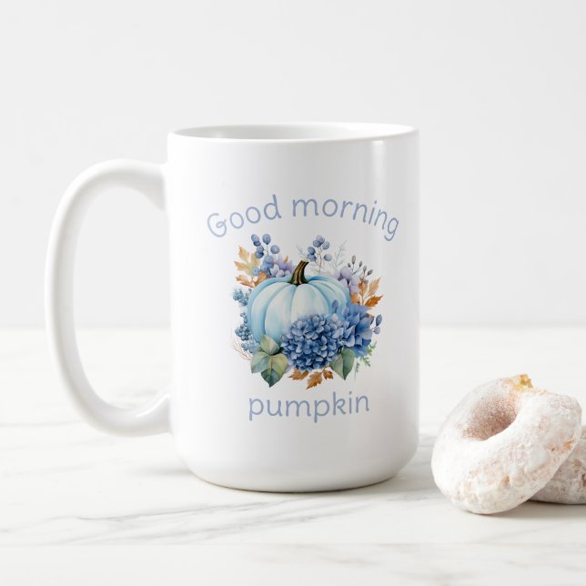 Blue Pumpkin Kaffemugg (Med munk)