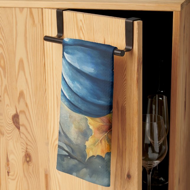 Blue Pumpkin - kökshandduk (Thirds Fold)