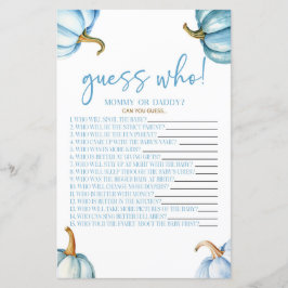 Blue Pumpkins gissar vem babblägermatchen är