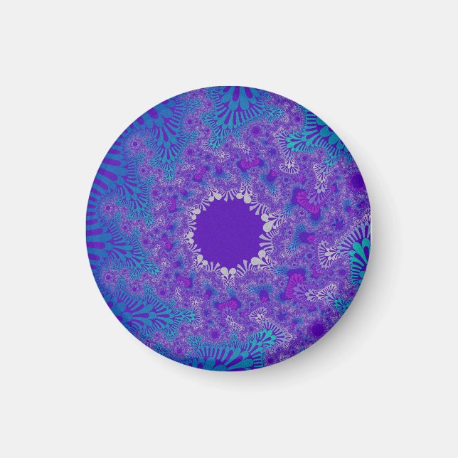 Blue Purity Sunburst Magnet (Framsidan)