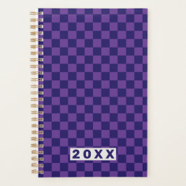 Blue Purple Checkerboard