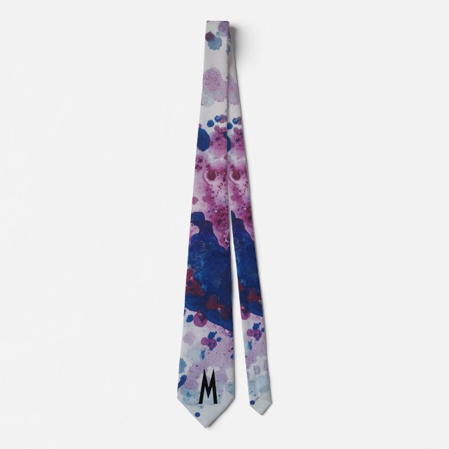 Blue Purple Lilac Splash Abstract Slips (Framsida)