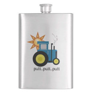 Blue Putt Putt Tractor Fickplunta