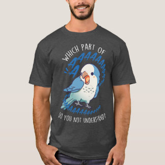 Blue Quaker Parrot Aaaa T Shirt