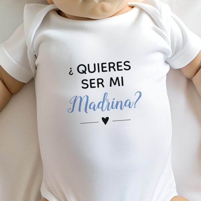 Blue Quieres Ser Mi Madrina Godmor Frieri T Shirt (Skapare uppladdad)