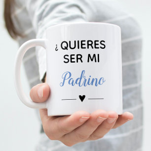 Blue Quieres Ser Mi Padrino Godfather Frieri Kaffemugg