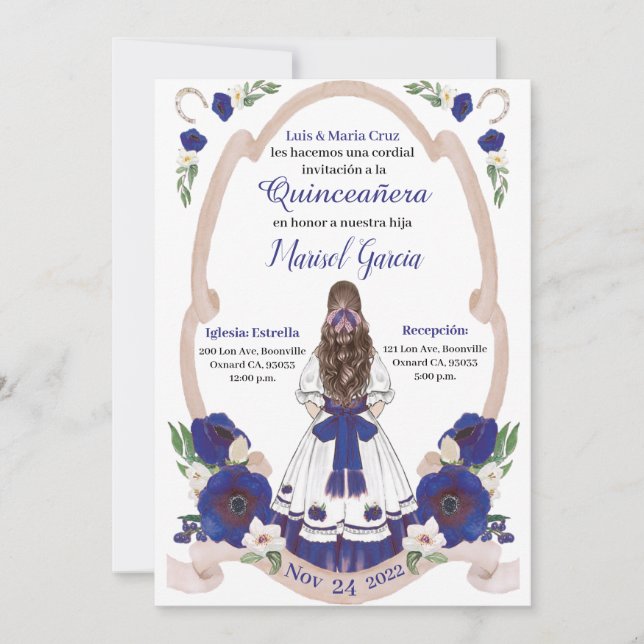 Blue Quinceanera Charra, Rancho Charro Western (Framsida)