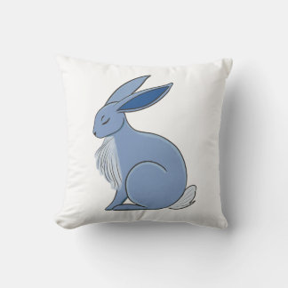 Blue Rabbit Kudde