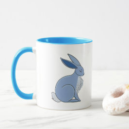 Blue Rabbit Mugg