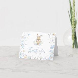 Blue Rabbit nånbunny Baby Shower Tack Kort