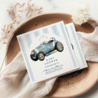 Blue Racer Baby Shower