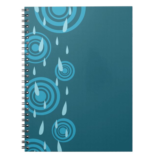 Blue Rain Anteckningsbok (Framsidan)