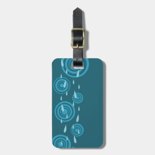 Blue Rain Bagagebricka