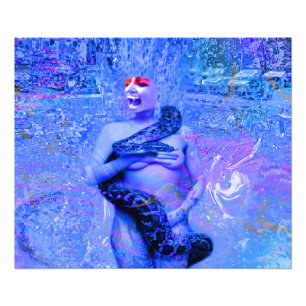 Blue Rain Fototryck