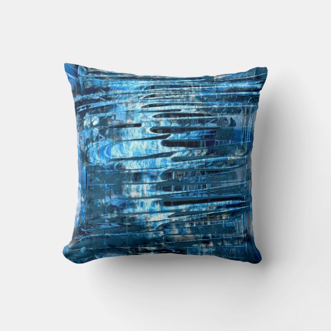Blue Rain Kudde (Framsida)