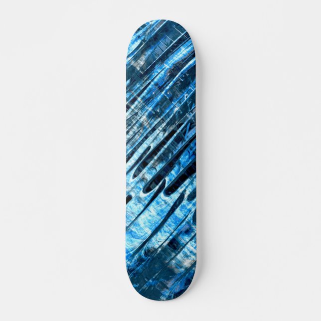 Blue Rain Mini Skateboard Bräda 18,5 Cm (Framsida)