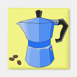 Blue Rainbow Espresso Magnet