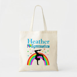 BLUE RAINBOW PERSONLIG GYMNASTICS TOTALT BAG TYGKASSE