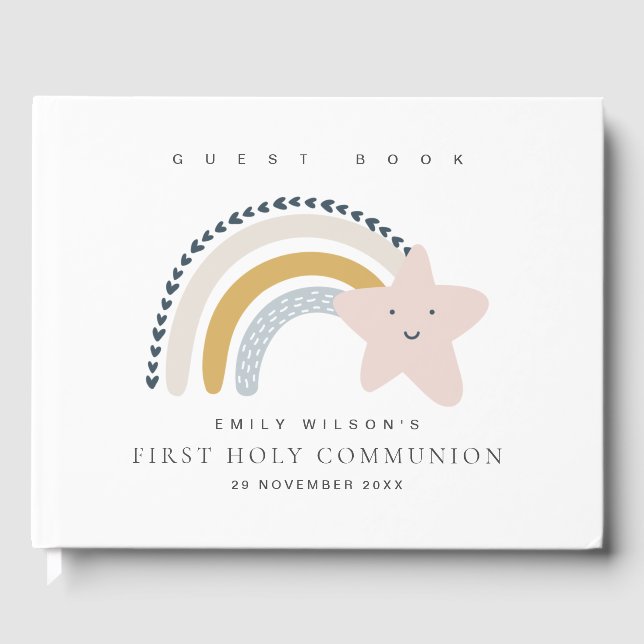 BLUE  RAINBOW STAR KIDS FÖRSTA HELIGAN, GEMENSAMT GÄSTBÖCKER (Framsida)