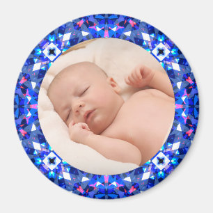 Blue Ram Pojke Grandparent's Gift Photo Magne Magnet