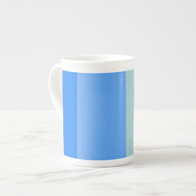 Blue Rand Benporslin Mugg (Framsida vänster)