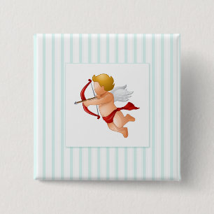 Blue Rand - Cupid med pil Knapp