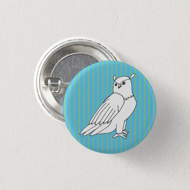 Blue Rand Eagle Uggla Knapp (Framsida & baksida)