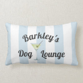 Blue Rand Funny Personlig Hund Lounge Lumbarkudde