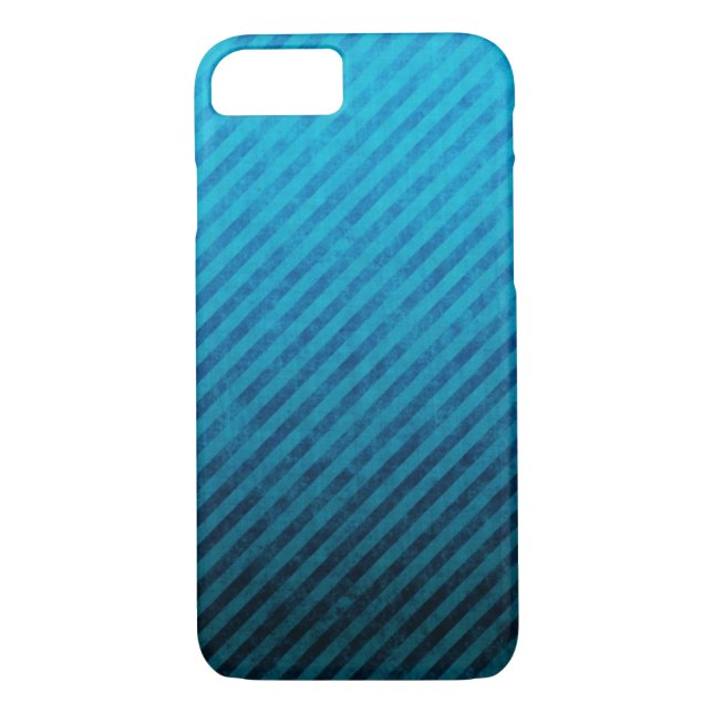 Blue Rand Grunge Struktur Case-Mate iPhone Skal (Baksida)