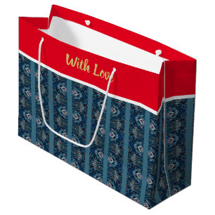 Blue Rand KÄRLEK Gift Bag av Poet Adiela Akoo