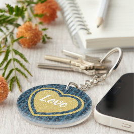 Blue Rand Keychain by Poet Adiela Akoo