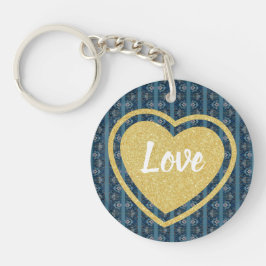 Blue Rand Keychain by Poet Adiela Akoo