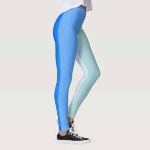 Blue Rand Leggings