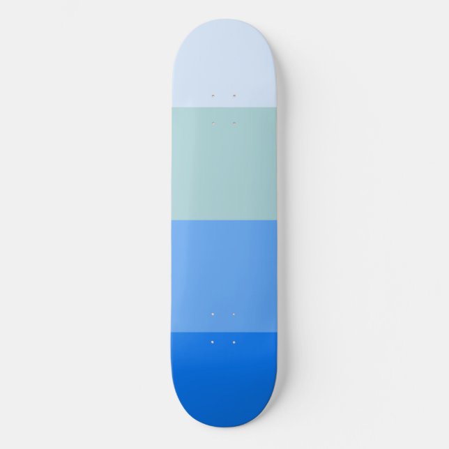 Blue Rand Mini Skateboard Bräda 18,5 Cm (Framsida)