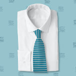 Blue Rand Mönster Neck Tie Slips<br><div class="desc">Ett klassiskt tunt rand mönster med fyra olika blyskuggor. Perfekt till bära för alla tillfälle. © ArianeC Illustrations-Alla höger reserverade</div>