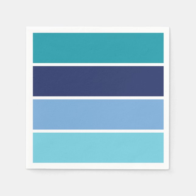 Blue rand pappersservett (Framsidan)