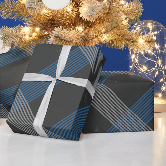 Blue Rand Presentpapper (Helgdagar)