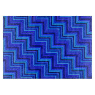 Blue rand trappor mönster