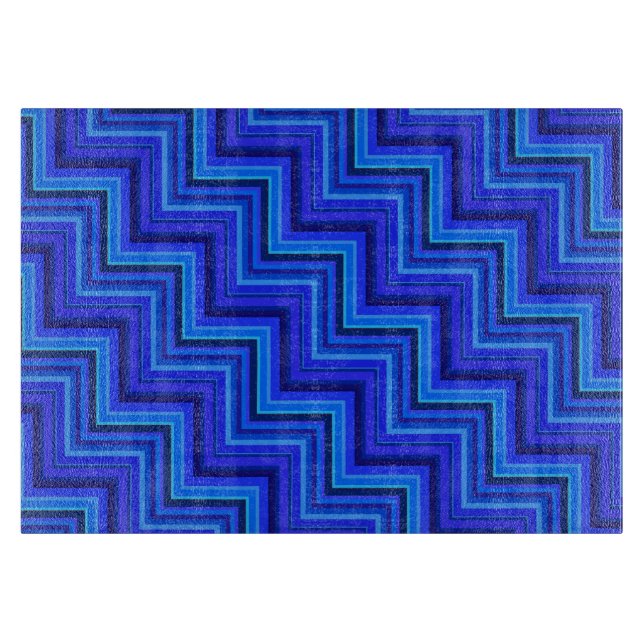 Blue rand trappor mönster (Framsidan)