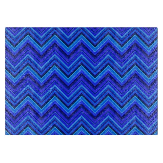 Blue rand zigzag mönster (Framsidan)