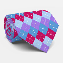 Blue Raspberry Lavender Magenta Argyle Preppy Slips