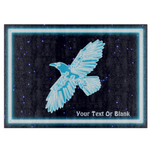 Blue Raven On Stars